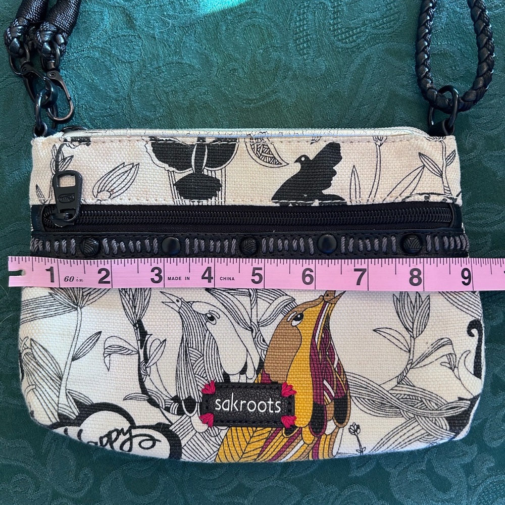 Sakroots Multicolor Patterned Shoulder/Crossbody … - image 9